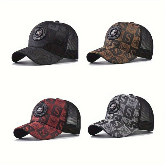 Trucker Hat - Mesh Breathable Duck Bill Visor Hip Hop Baseball Cap Unisex Snapback - main product view