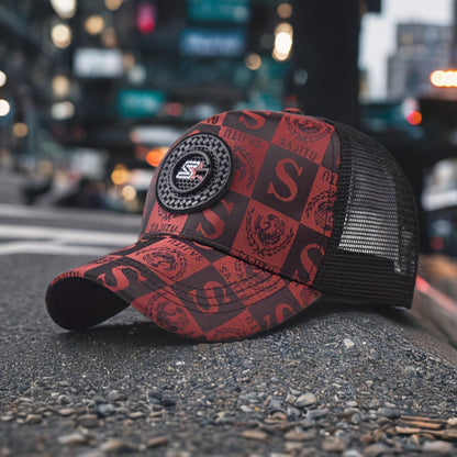 Trucker Hat - Mesh Breathable Duck Bill Visor Hip Hop Baseball Cap Unisex Snapback - product detail view 5