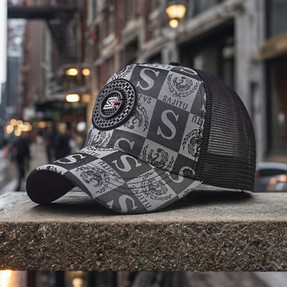 Trucker Hat - Mesh Breathable Duck Bill Visor Hip Hop Baseball Cap Unisex Snapback - product detail view 8