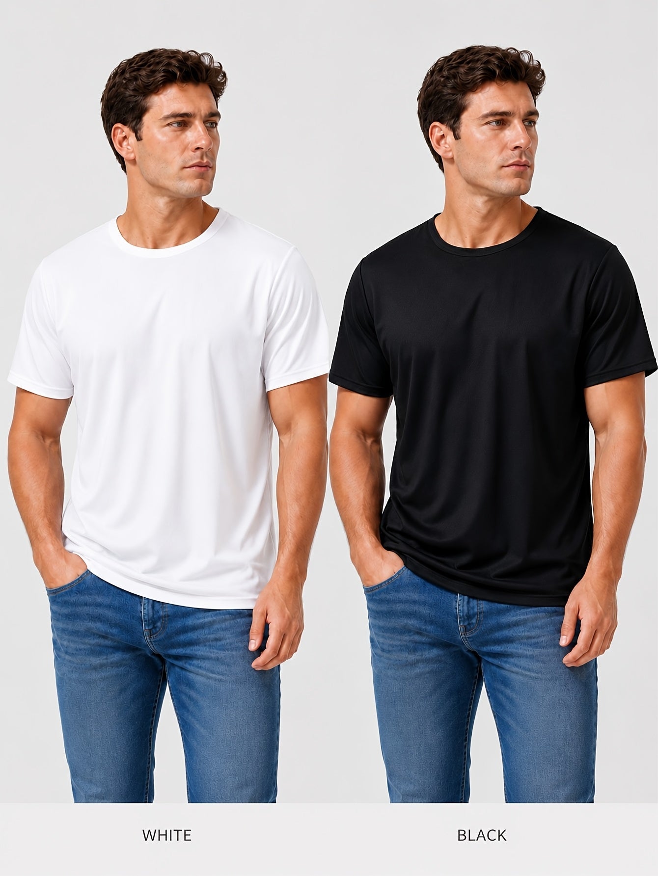 Unisex 12-Pack Performance T-Shirts - Quick-Dry Athletic Multipack detail view