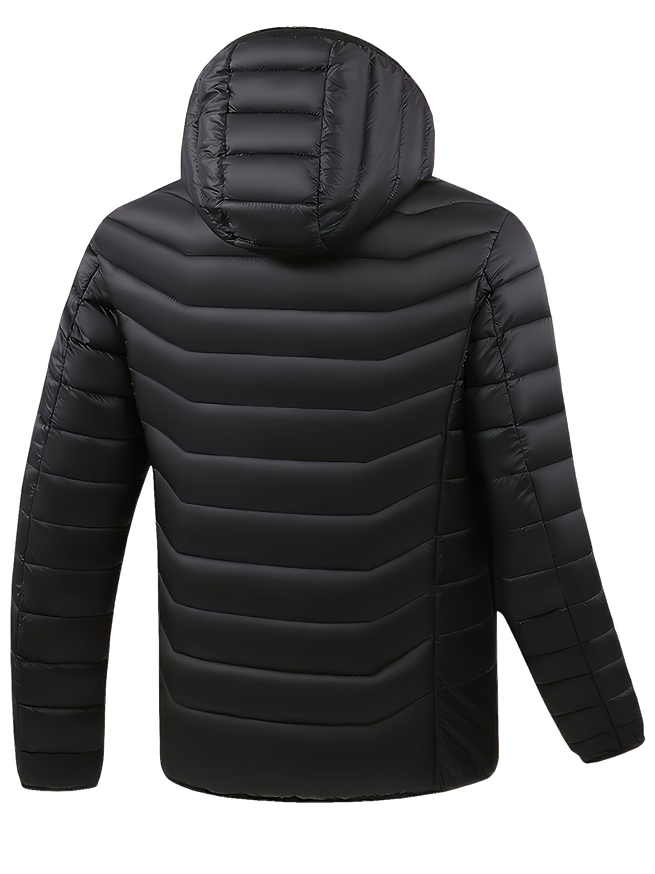 Unisex 21-Zone USB Heated Hooded Jacket - Multi-Zone Heating and Nylon Shell – view 9