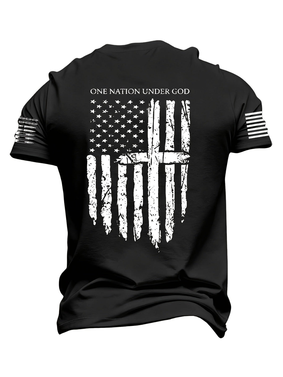 Unisex American Flag Performance T-Shirt - Short Sleeve – view 3