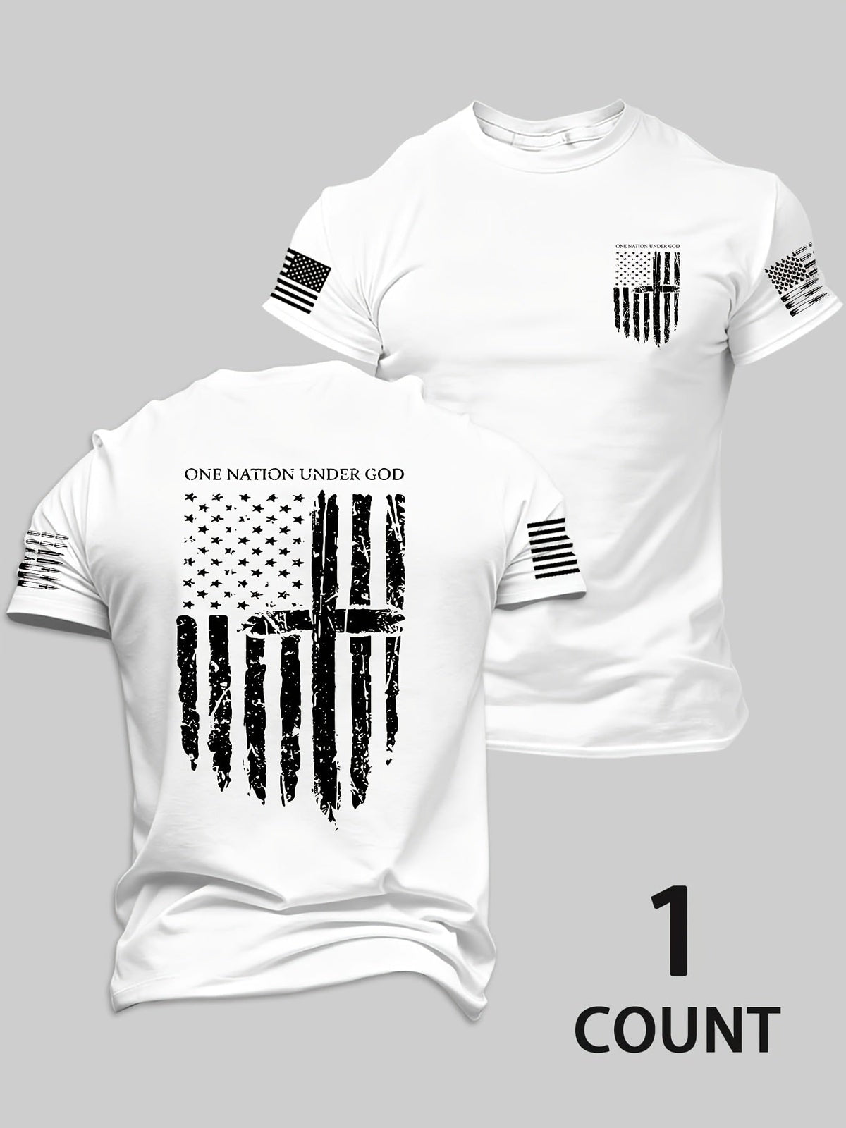 Unisex American Flag Performance T-Shirt - Short Sleeve – view 15