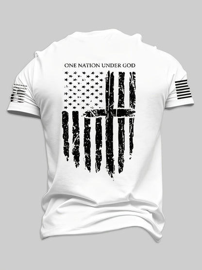 Unisex American Flag Performance T-Shirt - Short Sleeve – view 16