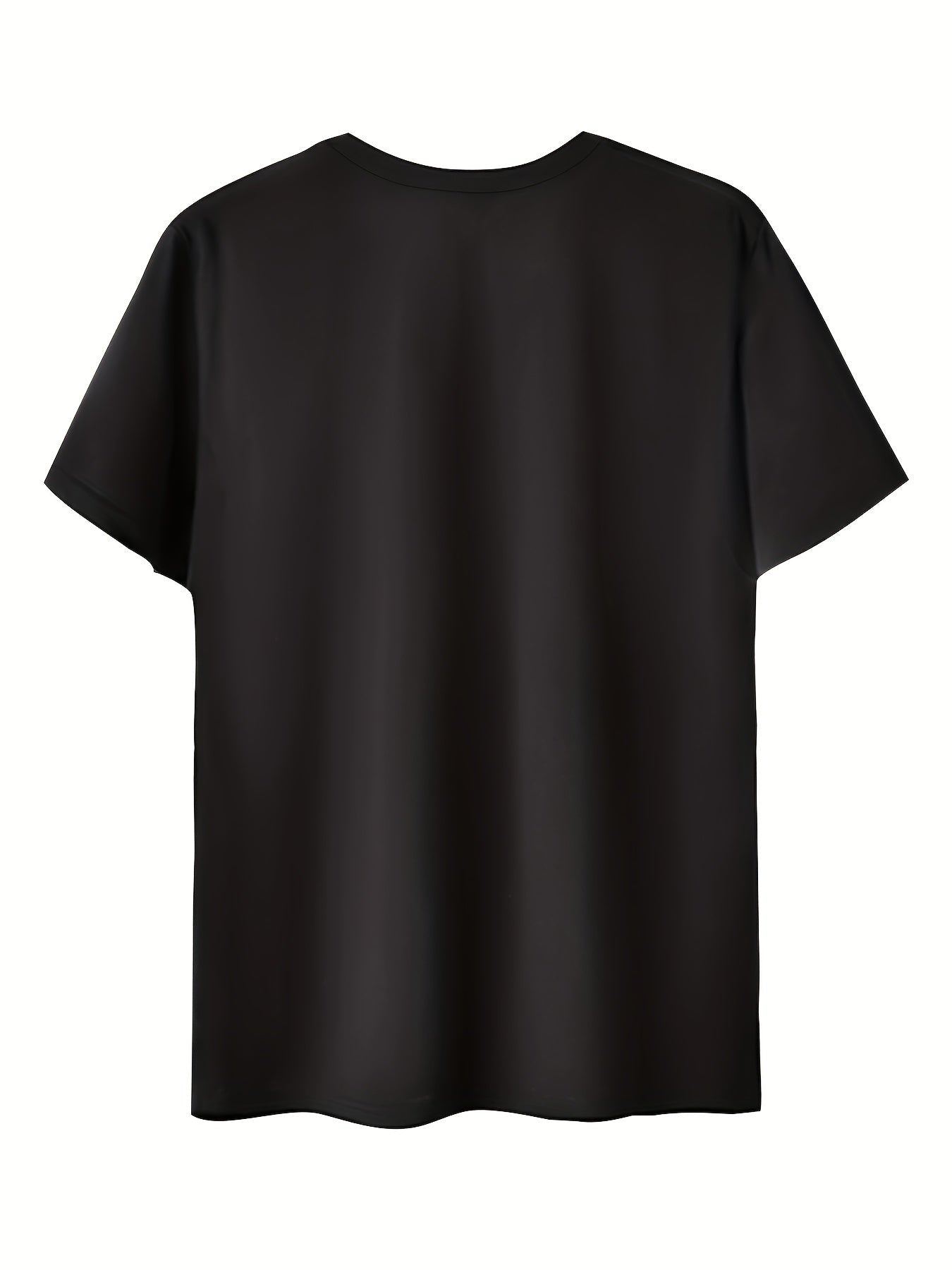 Unisex American Flag T-Shirt - Short Sleeve – Dark Gray / Black detail view