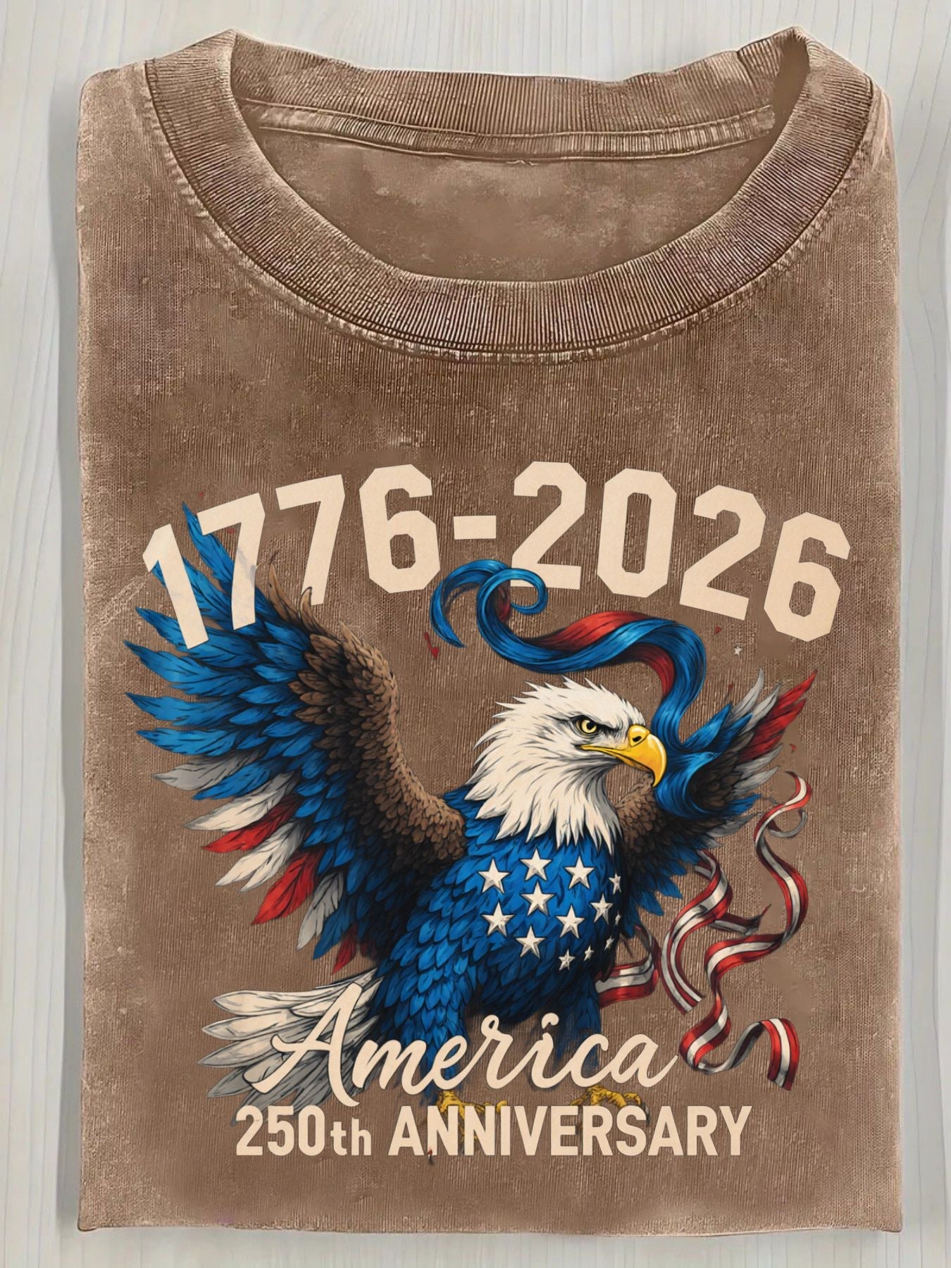 Unisex American Flag T-Shirt - Short Sleeve – fern green – view 6