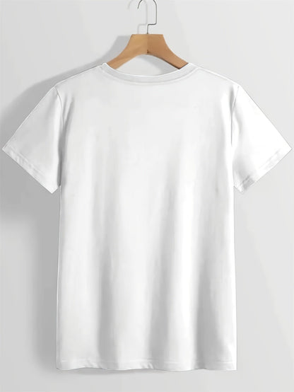Unisex American Flag T-Shirt - Short Sleeve – White Colorway 55877 – view 4