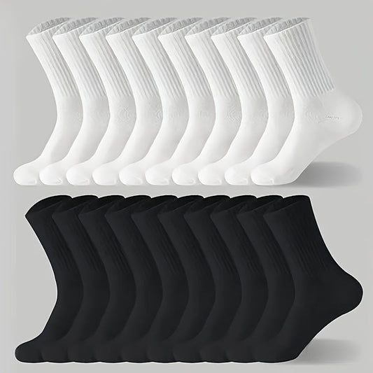 Unisex Athletic Crew Socks - 10-Pair Pack – main product image