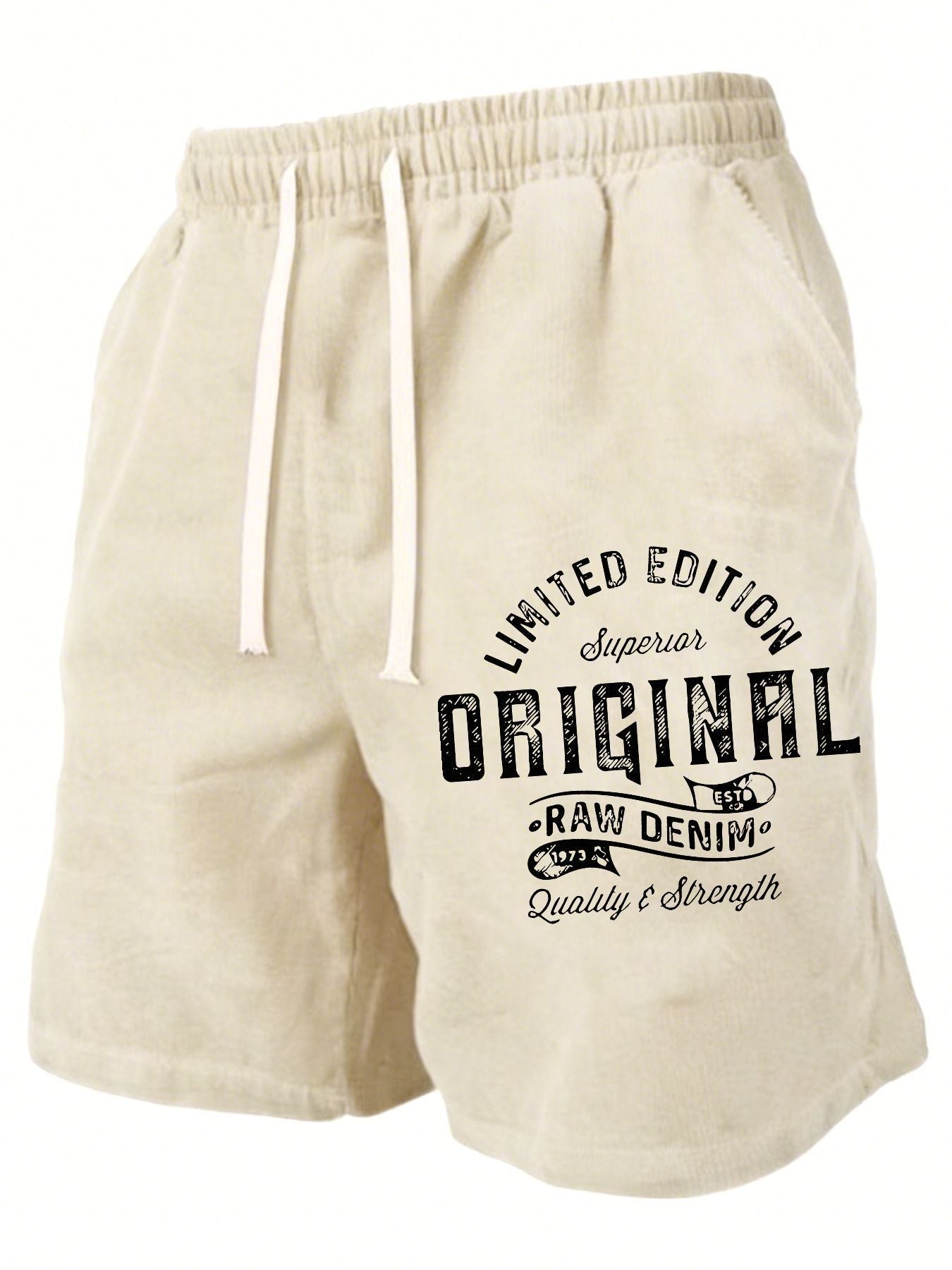 Unisex Athletic Shorts - Printed – Black / Rose Red – view 13