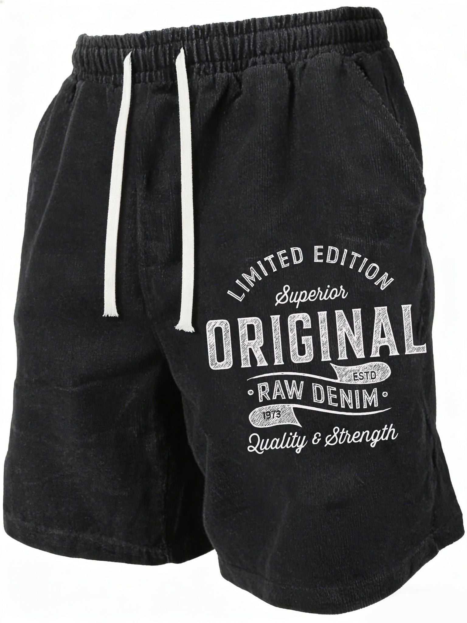 Unisex Athletic Shorts - Printed – Rose Cotton – view 11