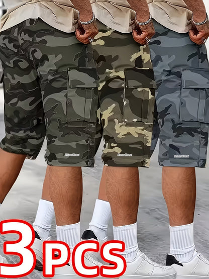 Unisex Cargo Shorts - Printed 3 – view 10