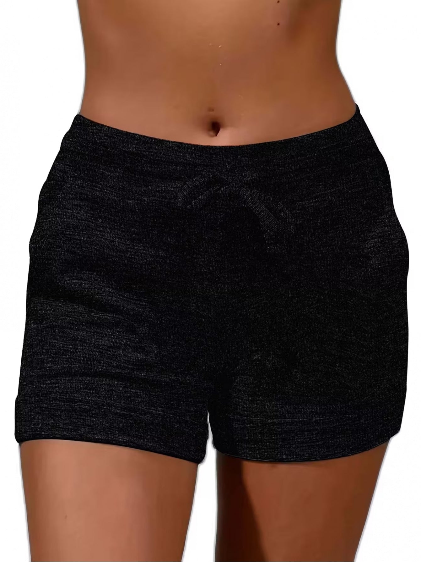 Unisex Casual Shorts - Printed – Black / Dark Gray detail view