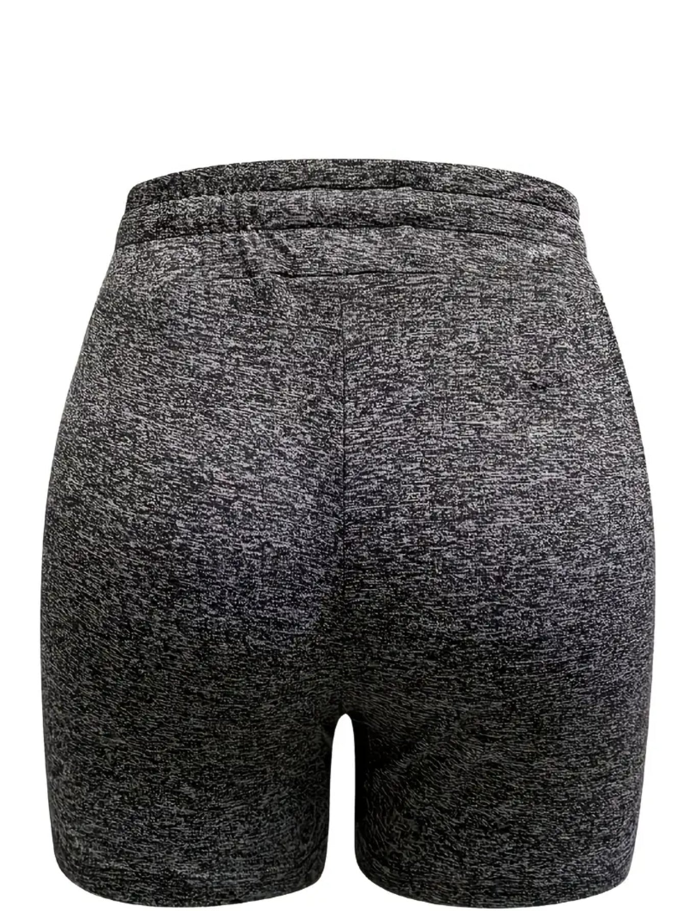 Unisex Casual Shorts - Printed – Black / Dark Gray detail view