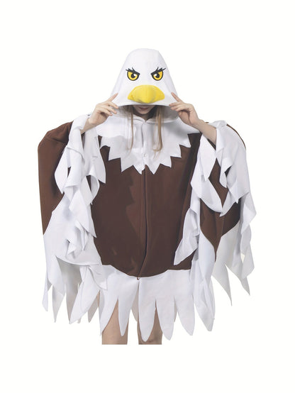 Unisex Classic Costume Cape - Regular Fit – Coffee Brown detail view