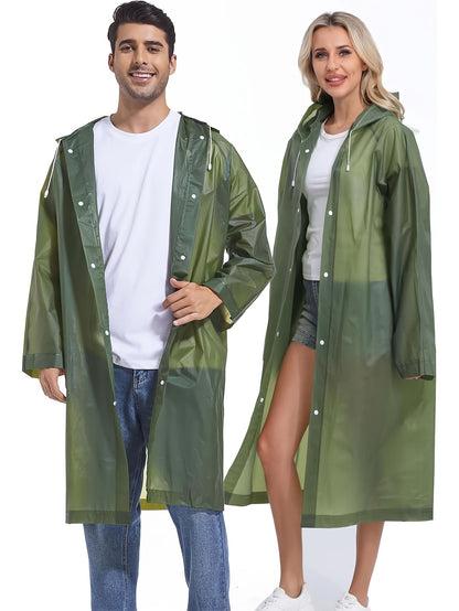 Unisex Classic Raincoat - Regular Fit – Black / Violet – main product image