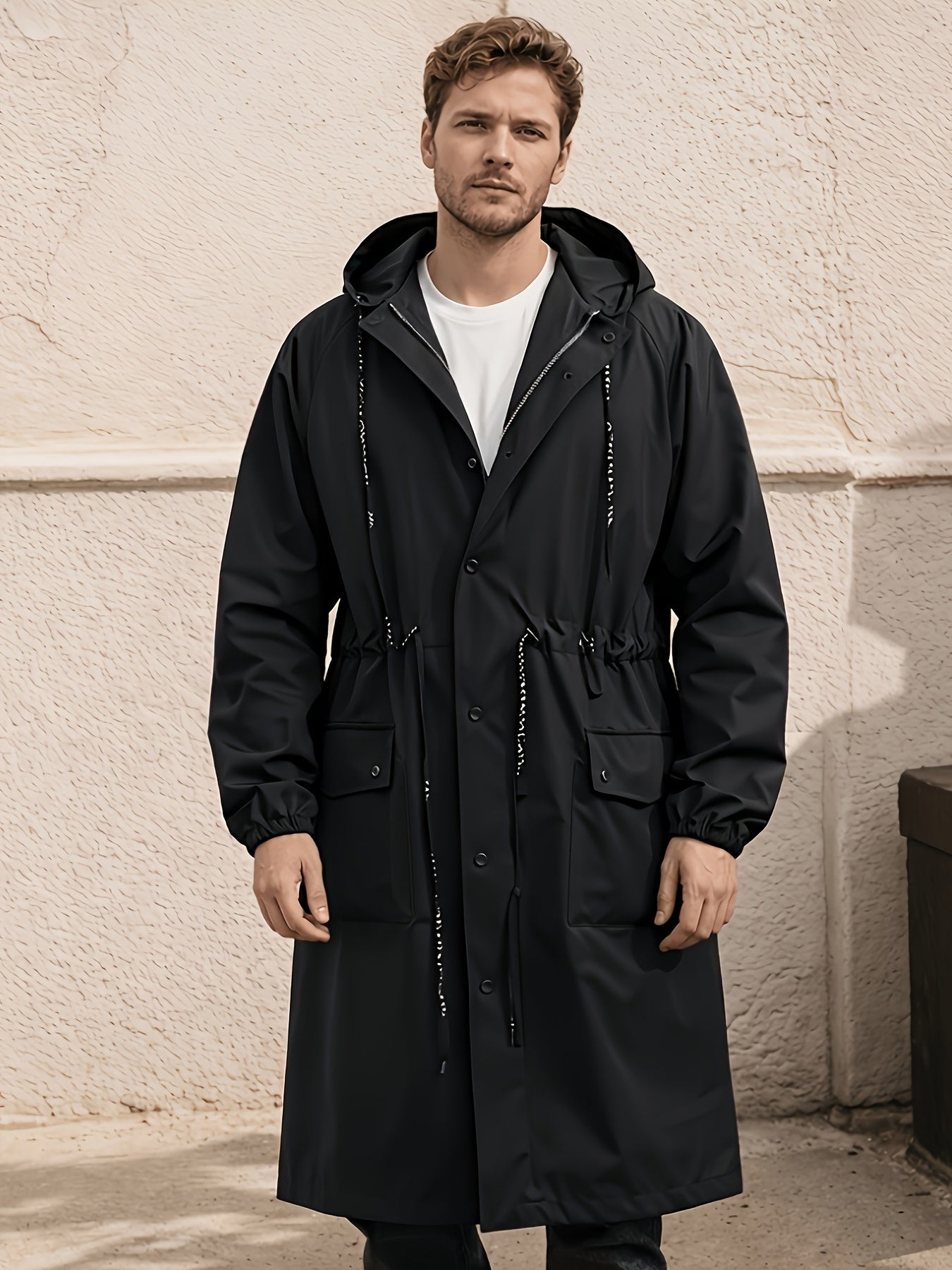 Unisex Classic Raincoat - Regular Fit – Sizes M–XL detail view