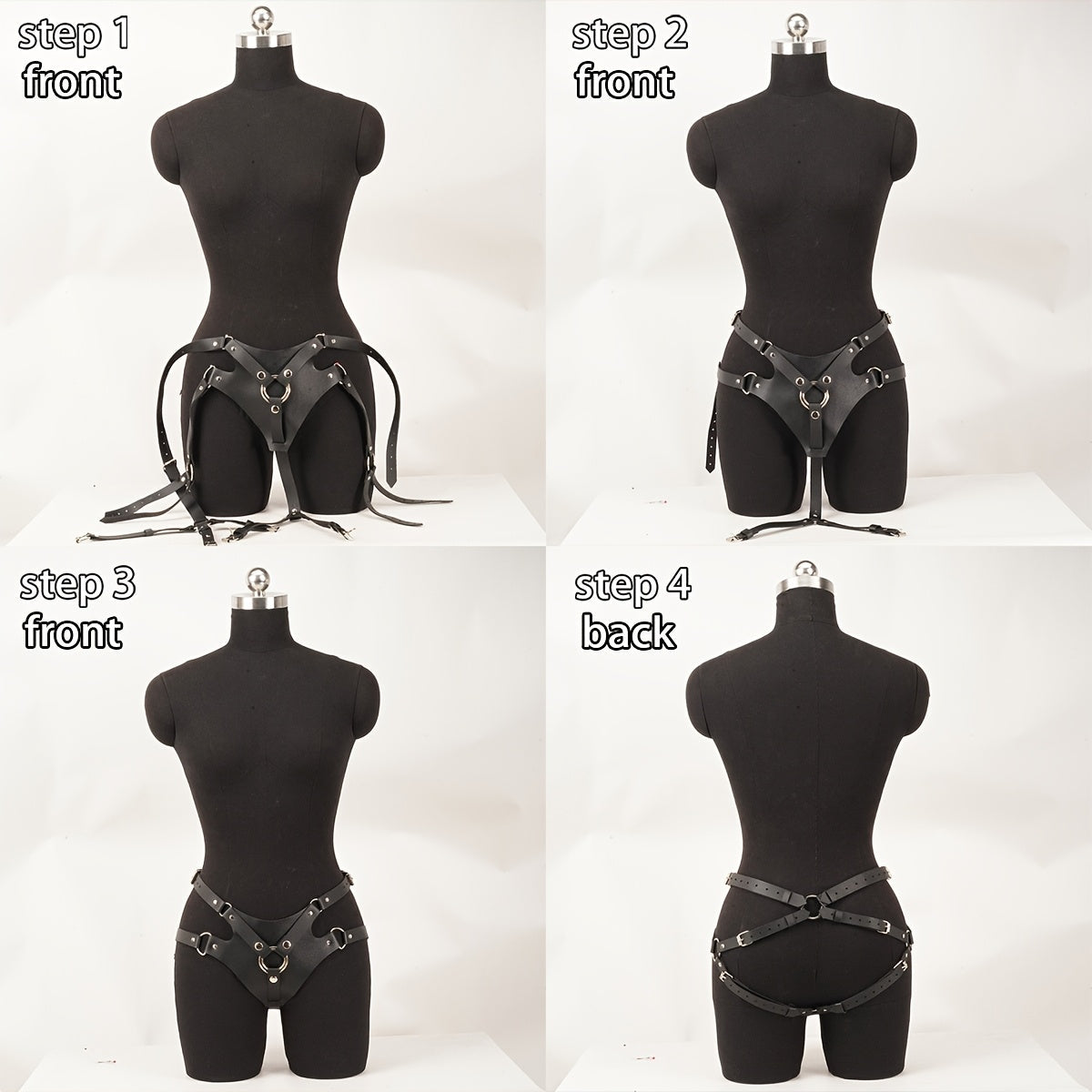 Unisex Costume – Strap Harness Sexy Harness Belt Strap On Adjustable Party Cosplay – view 8