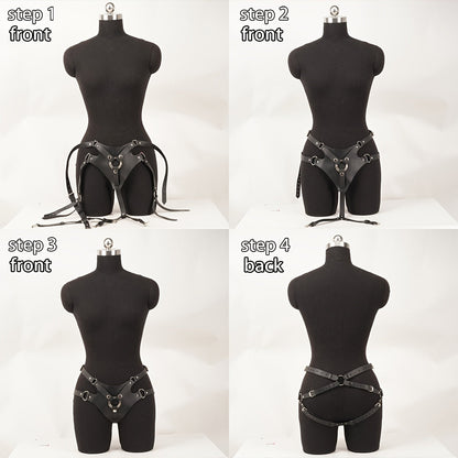 Unisex Costume – Strap Harness Sexy Harness Belt Strap On Adjustable Party Cosplay – view 8
