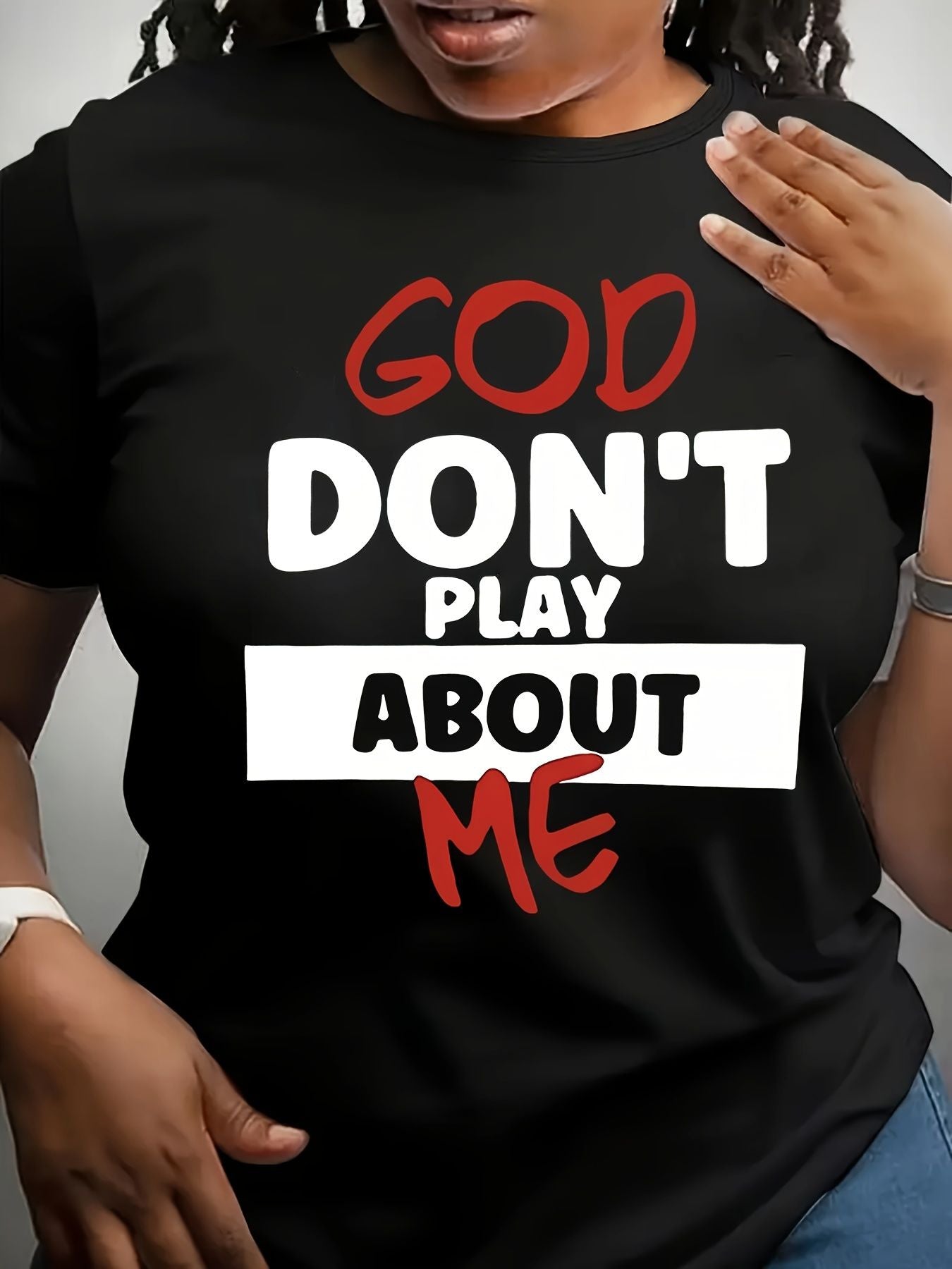 Unisex Faith Graphic T-Shirt - Short Sleeve – Sizes 1XL–5XL – Black option – main product image