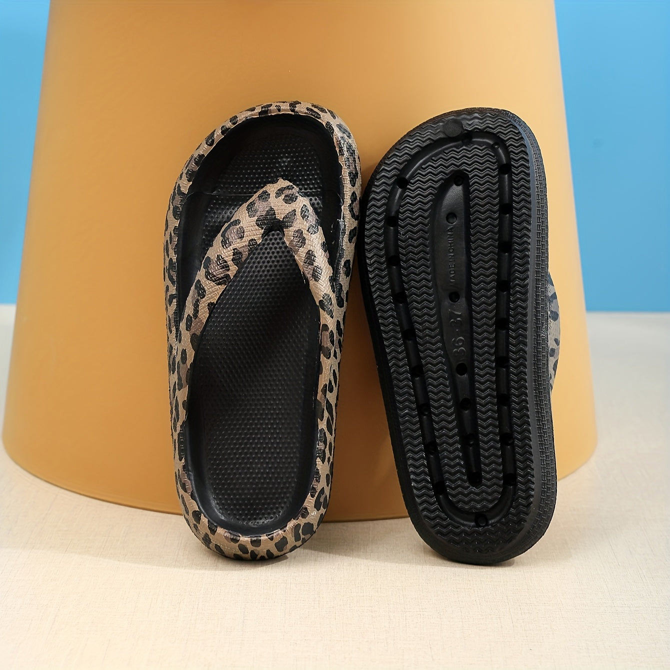 Unisex Flip Flops – Comfort Fit for Everyday Wear – Black option – view 3