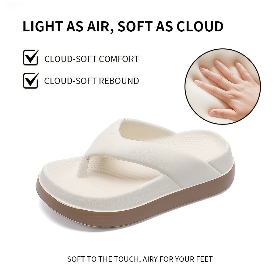 Unisex Flip Flops – Non-Slip Platform for Outdoor & – view 5