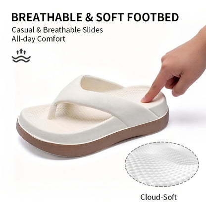 Unisex Flip Flops – Non-Slip Platform for Outdoor & – view 6