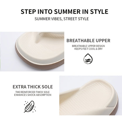 Unisex Flip Flops – Non-Slip Platform for Outdoor & – view 7