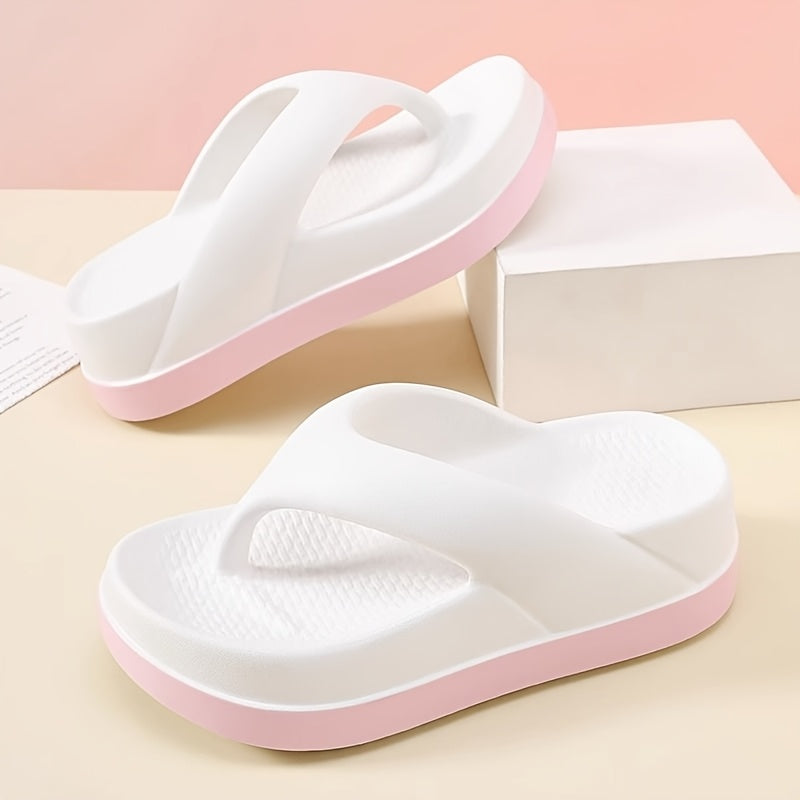 Unisex Flip Flops – Non-Slip Platform for Outdoor & – view 8