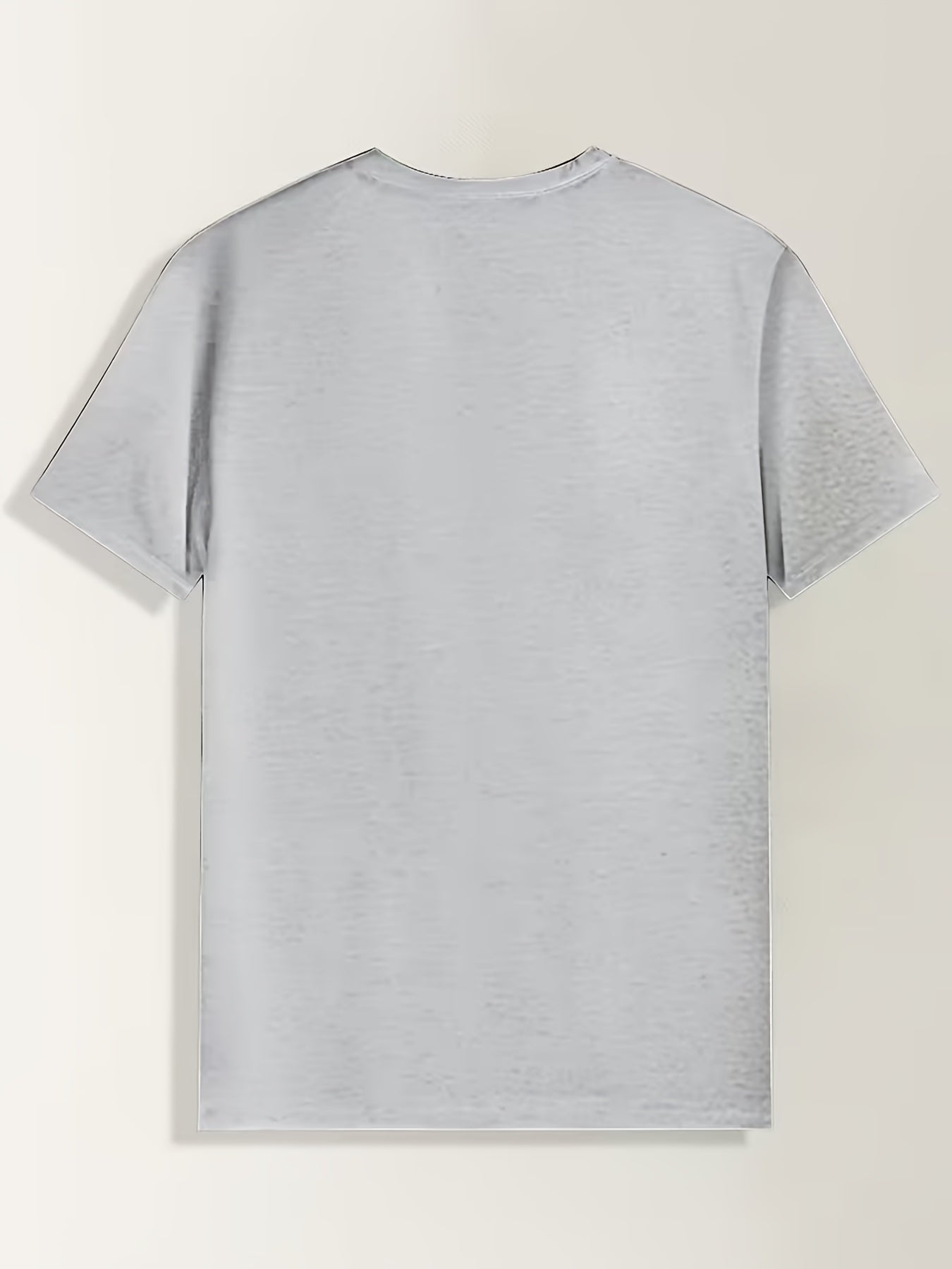 Unisex Floral Print T-Shirt - Short Sleeve – Grey – view 2