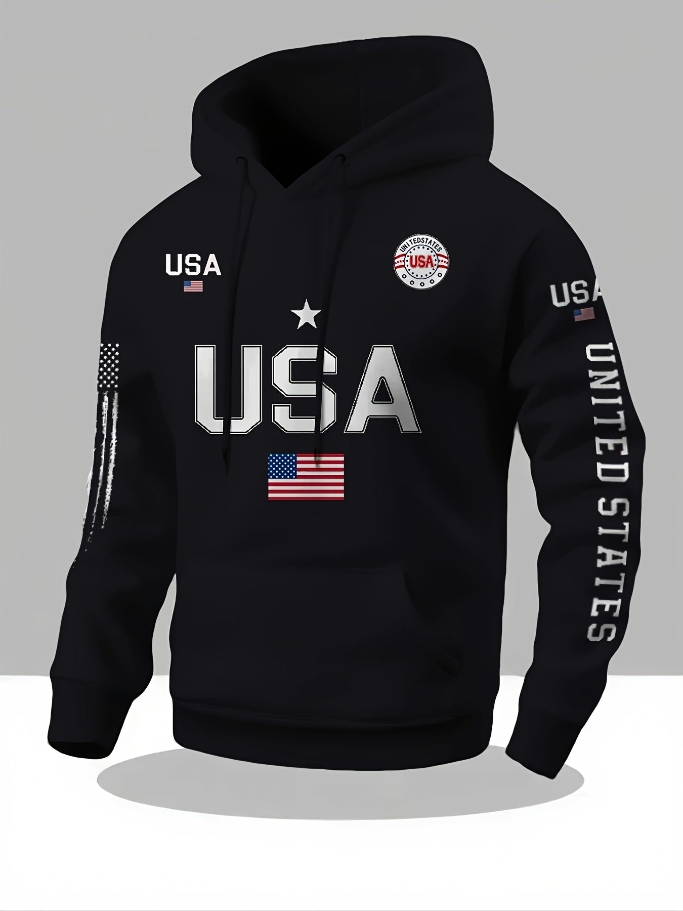Unisex Graphic Print Hoodie - Regular Fit detail view