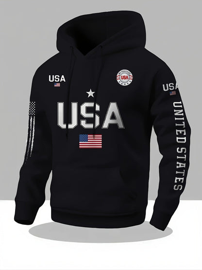 Unisex Graphic Print Hoodie - Regular Fit detail view