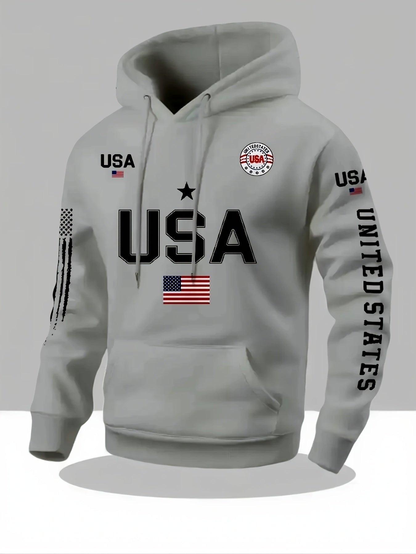 Unisex Graphic Print Hoodie - Regular Fit detail view