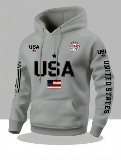 Unisex Graphic Print Hoodie - Regular Fit detail view