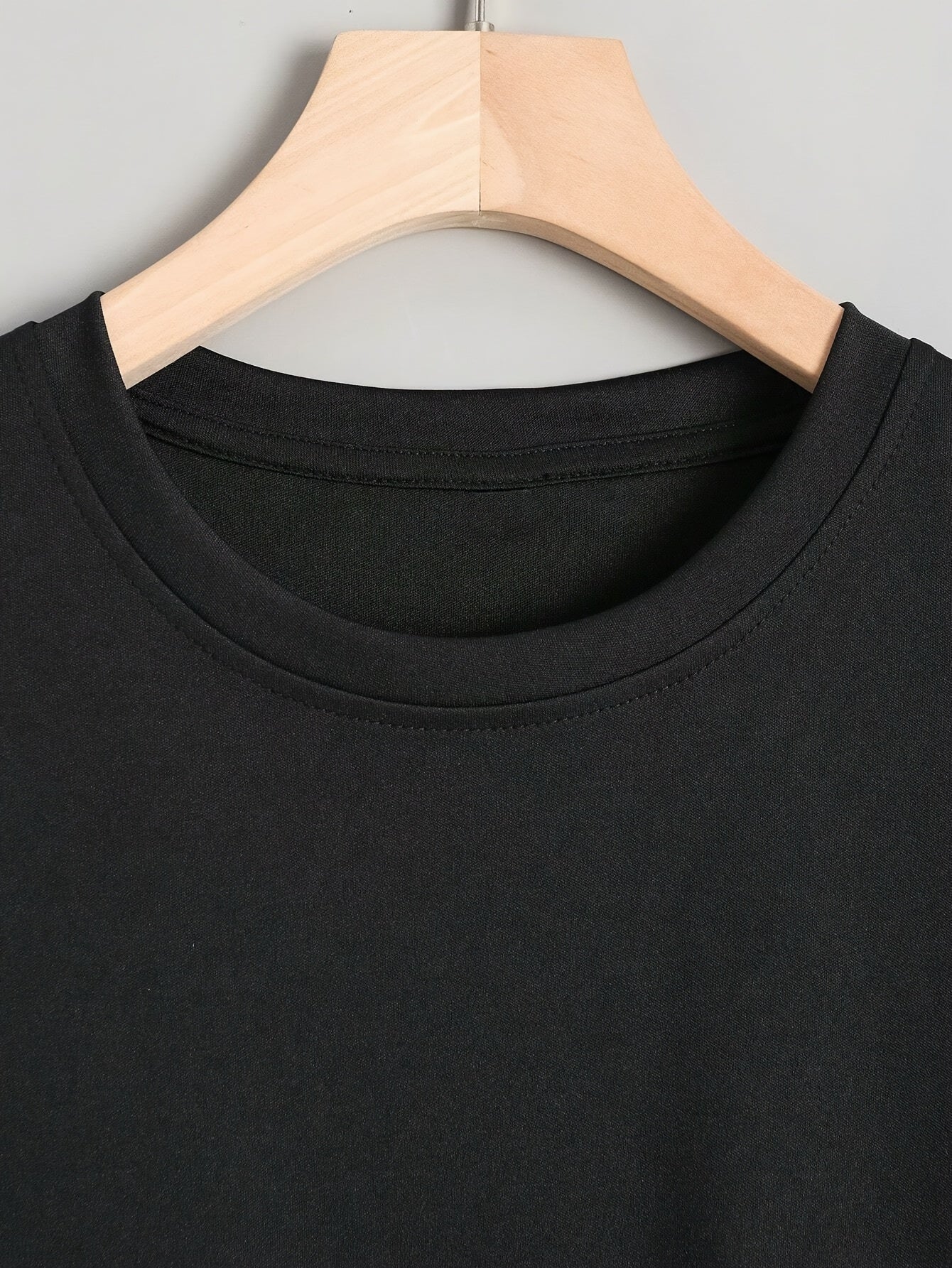 Unisex Graphic Print T-Shirt - Short Sleeve – Black Cotton Printed – view 3