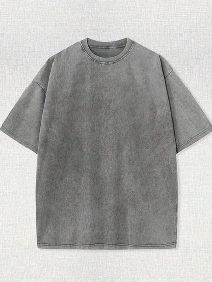 Unisex Graphic Print T-Shirt - Short Sleeve – Coffee Brown / Grey – view 14