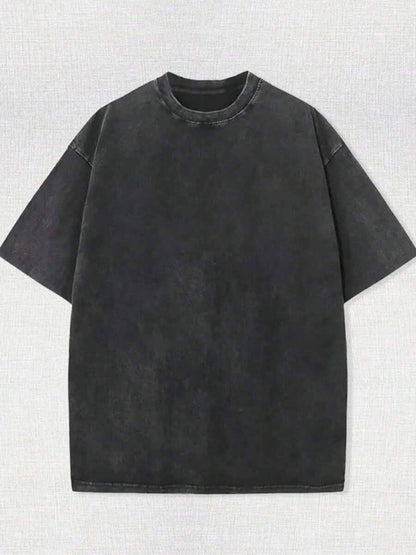 Unisex Graphic Print T-Shirt - Short Sleeve – Coffee Brown / Grey – view 16