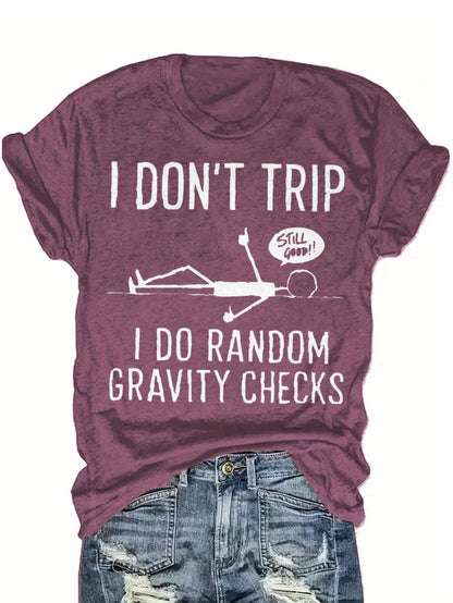 Unisex Graphic Print T-Shirt - Short Sleeve – Grey / Black detail view