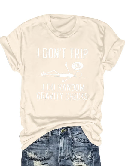 Unisex Graphic Print T-Shirt - Short Sleeve – Grey / Black detail view