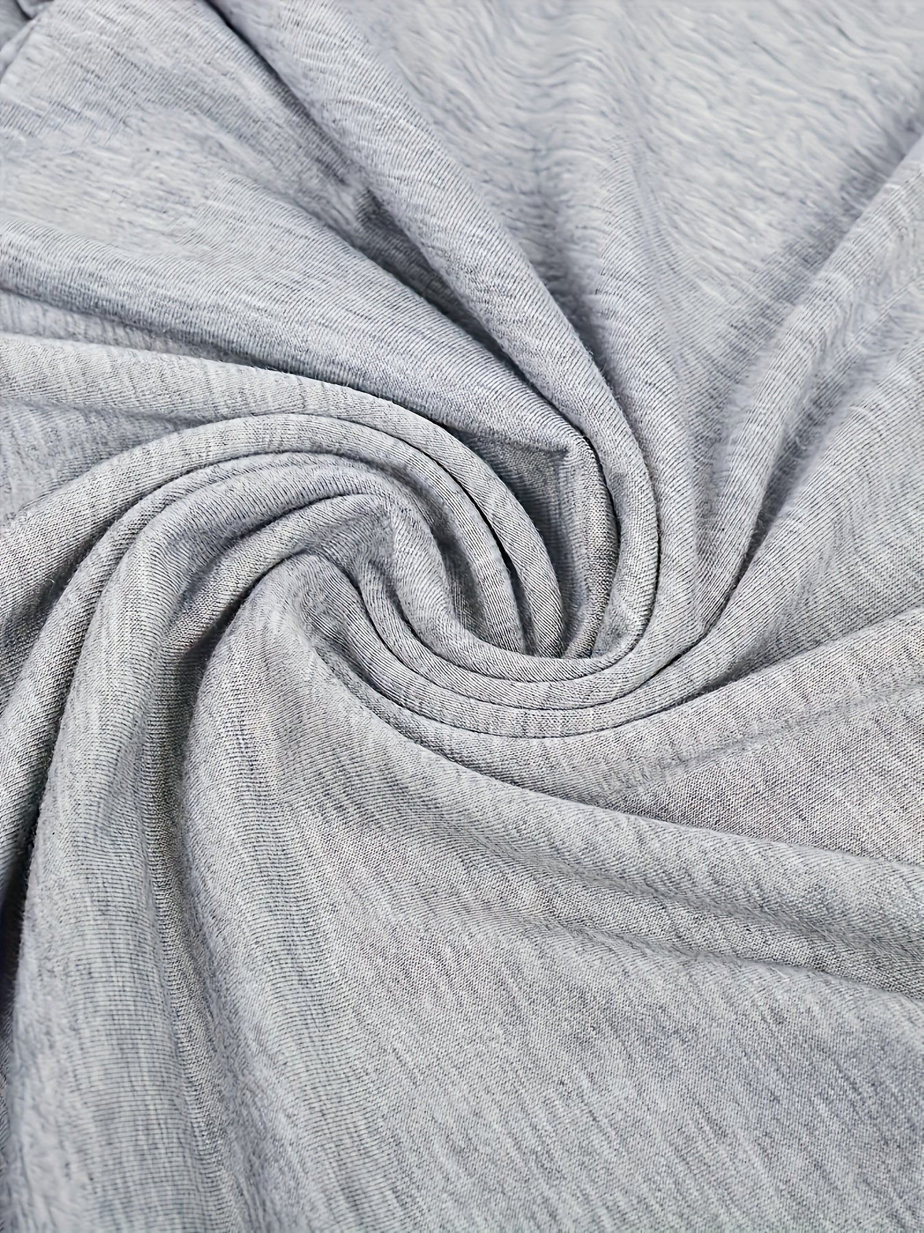 Unisex Graphic Print T-Shirt - Short Sleeve – Light Grey / Orange detail view
