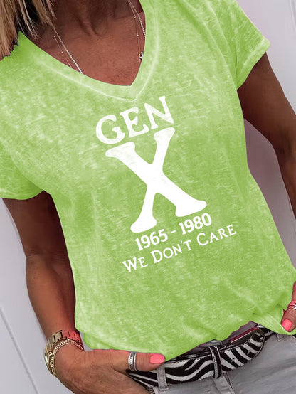 Unisex Graphic Print T-Shirt - Short Sleeve – Purple / Dark Gray – view 12
