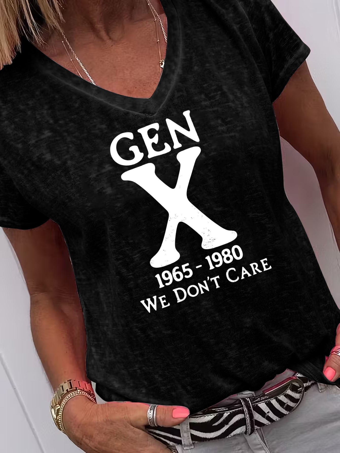 Unisex Graphic Print T-Shirt - Short Sleeve – Purple / Dark Gray – view 18