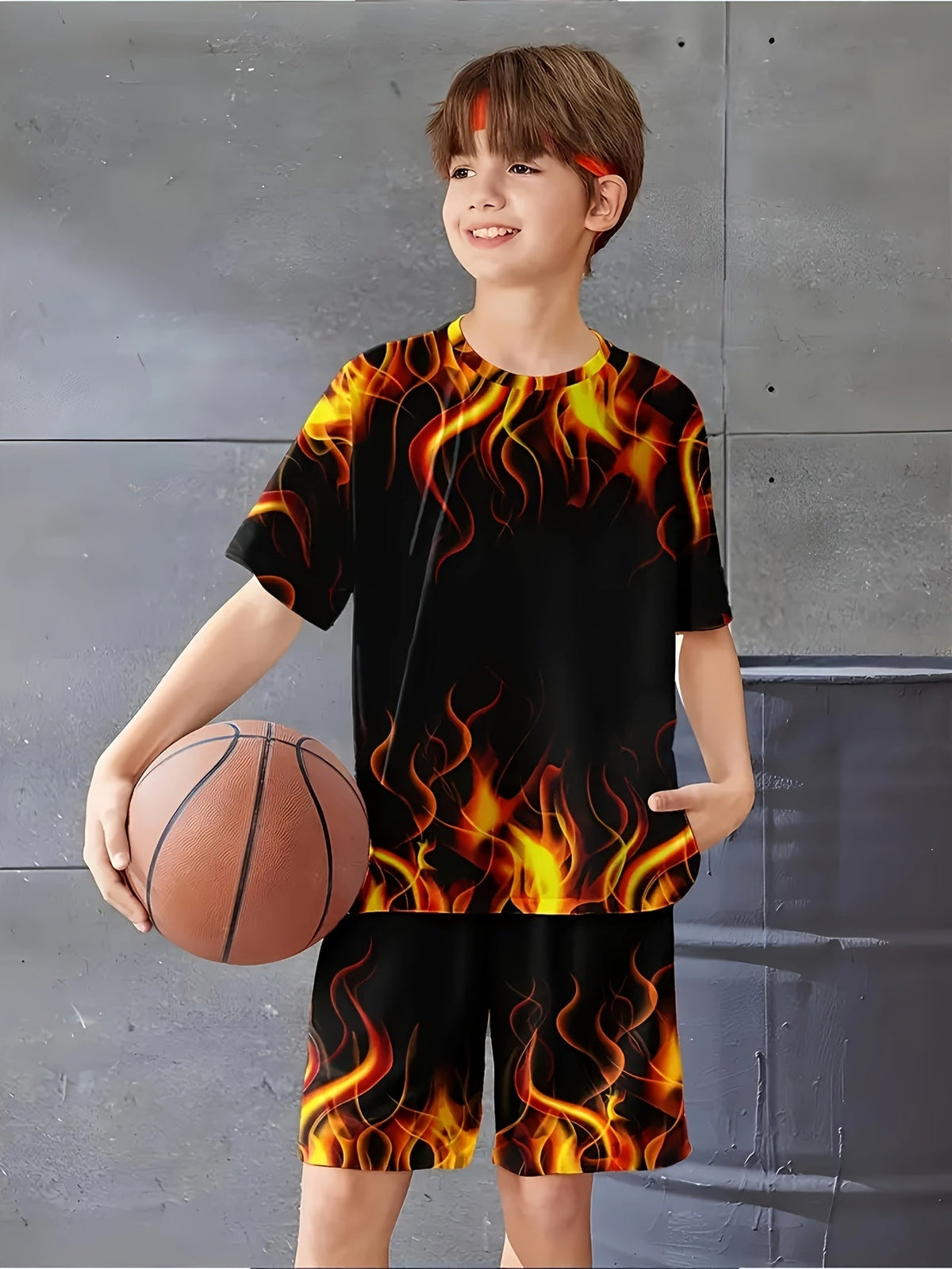 Unisex Graphic Print T-Shirt - Short Sleeve – Sizes 4-5Y–11-12Y – view 8