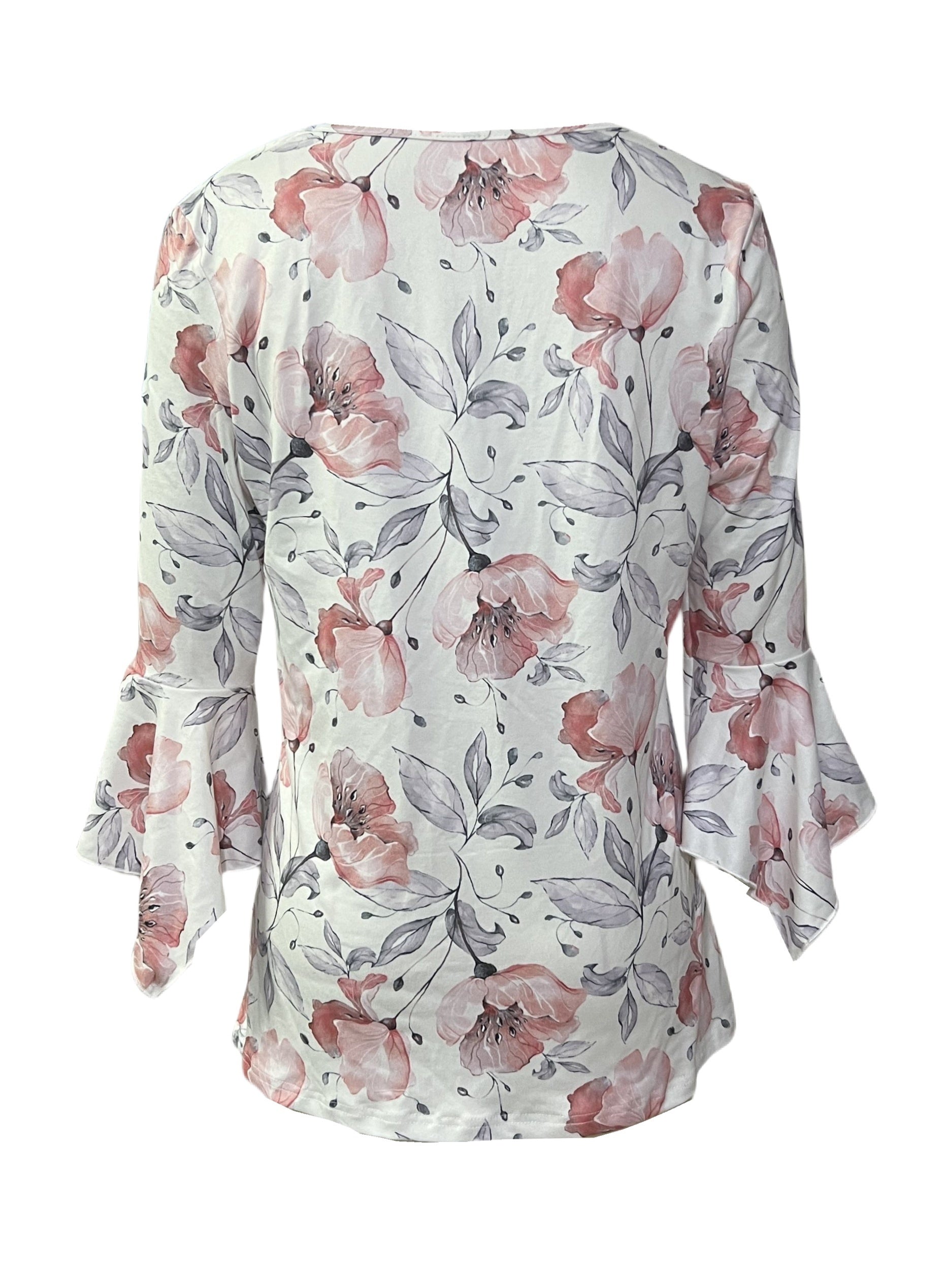Unisex Graphic Print T-Shirt – White detail view
