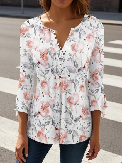 Unisex Graphic Print T-Shirt – White detail view