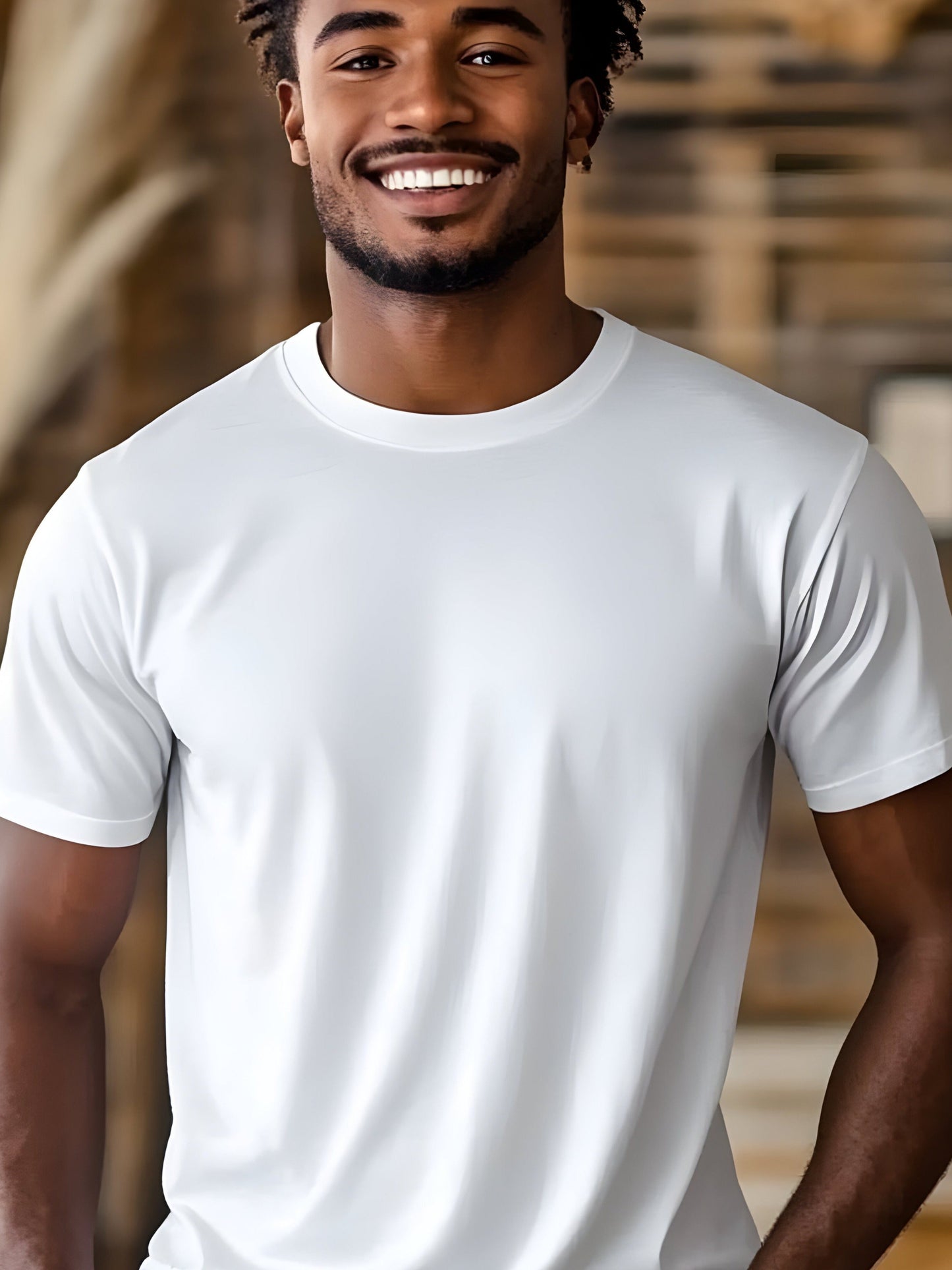Unisex Graphic T-Shirt - Short Sleeve – Black / White – view 7