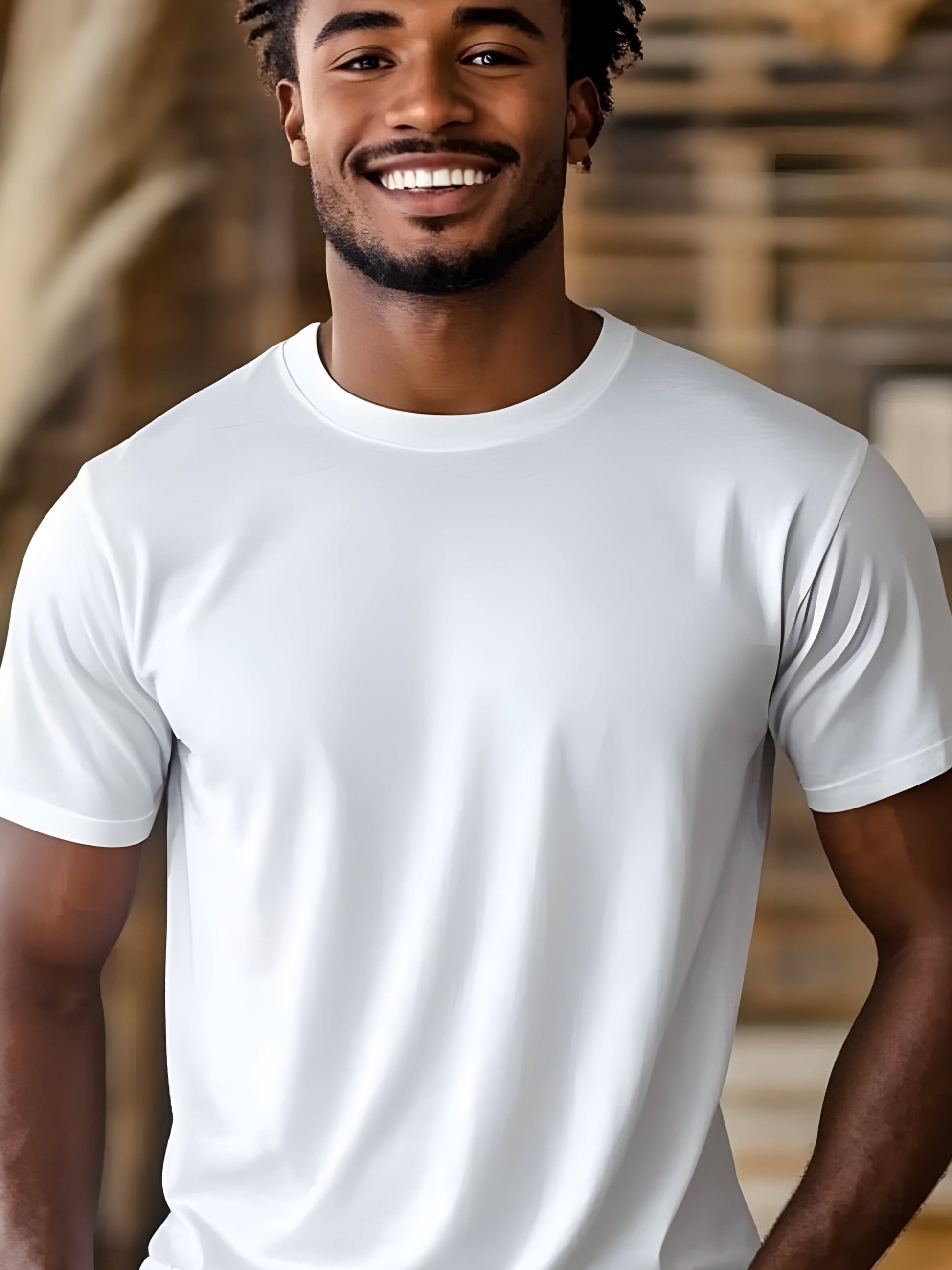 Unisex Graphic T-Shirt - Short Sleeve – Black / White – view 7