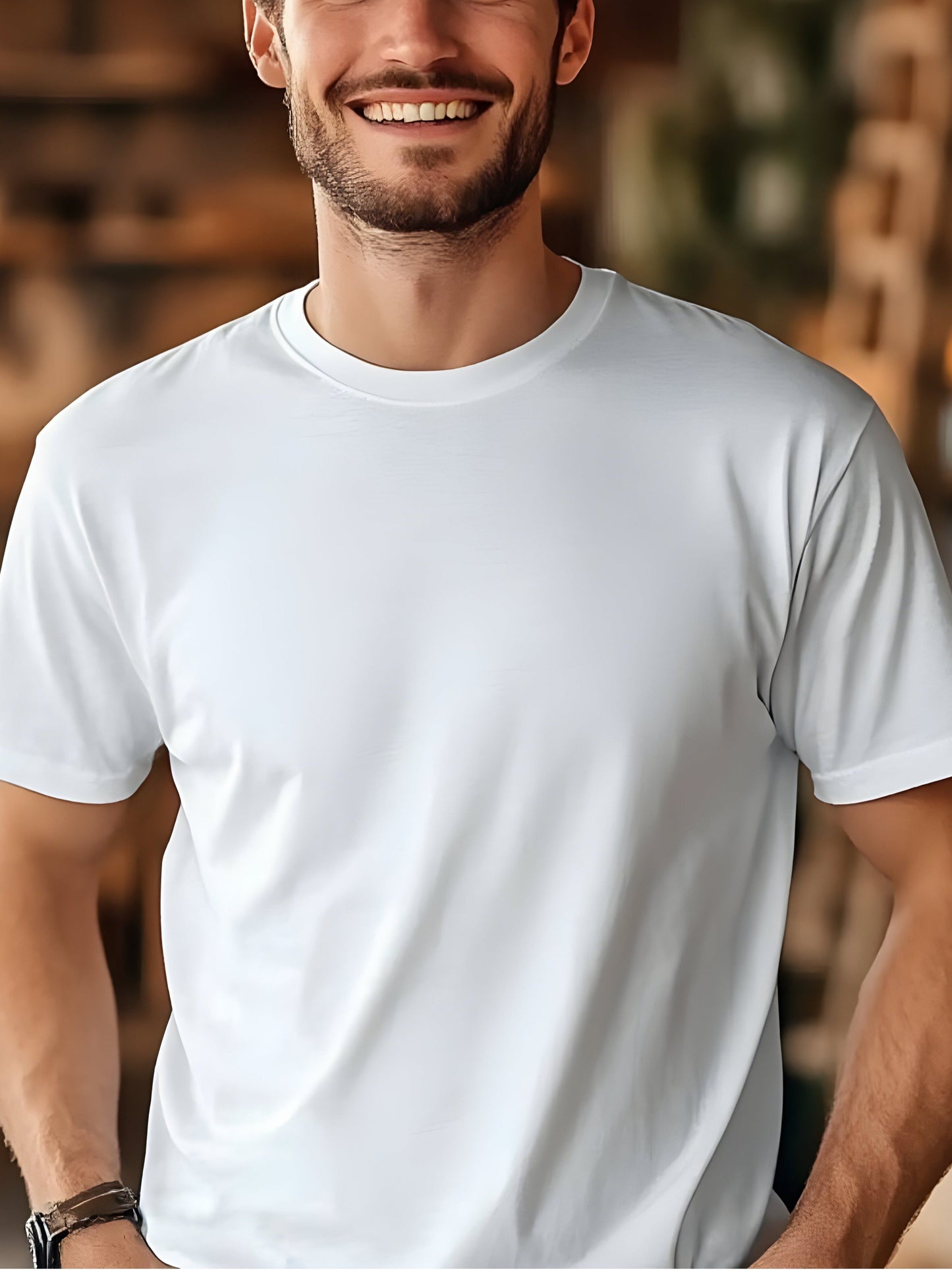 Unisex Graphic T-Shirt - Short Sleeve – Black / White – view 8