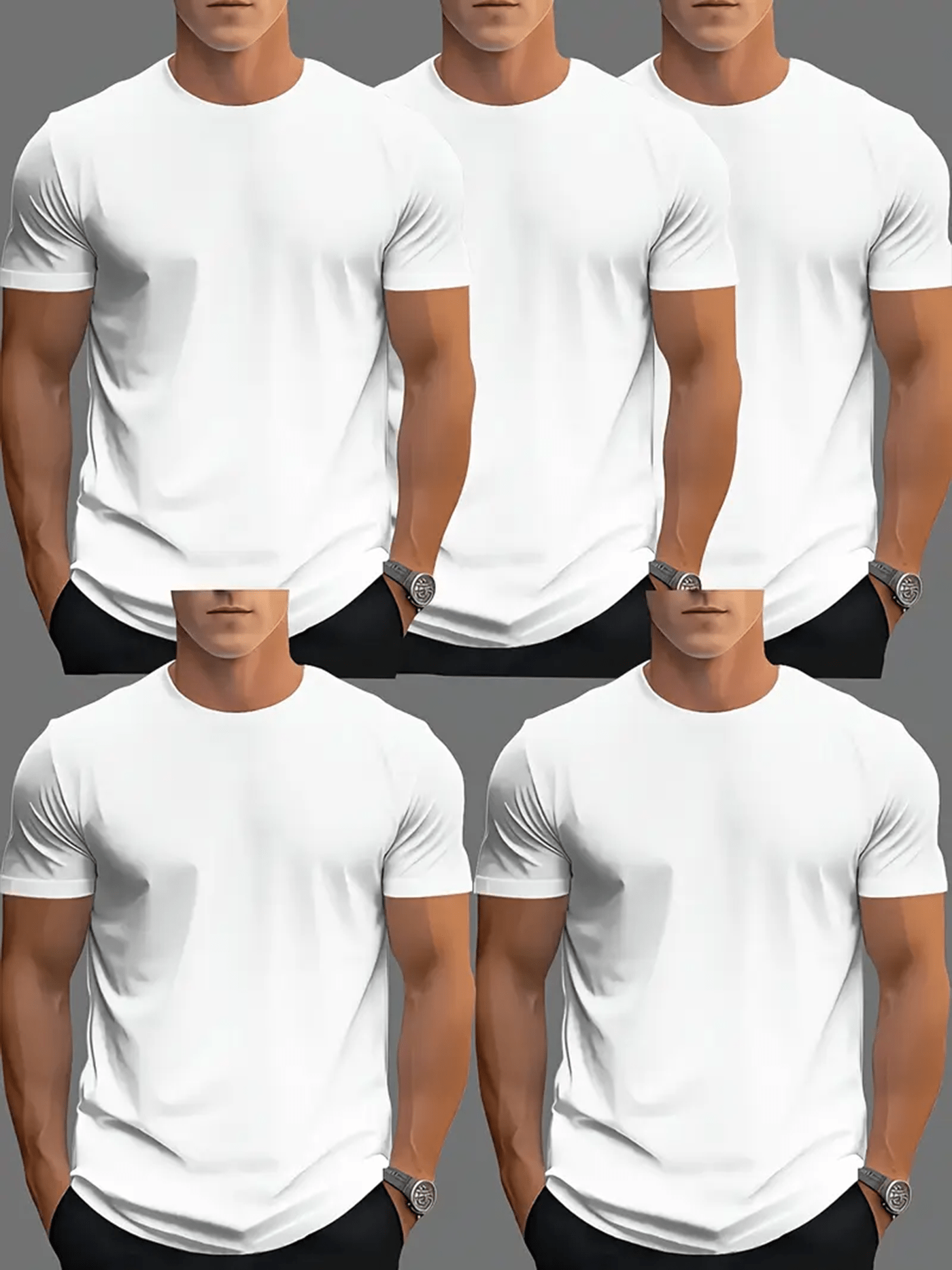 Unisex Graphic T-Shirt - Short Sleeve – Black / White – view 13