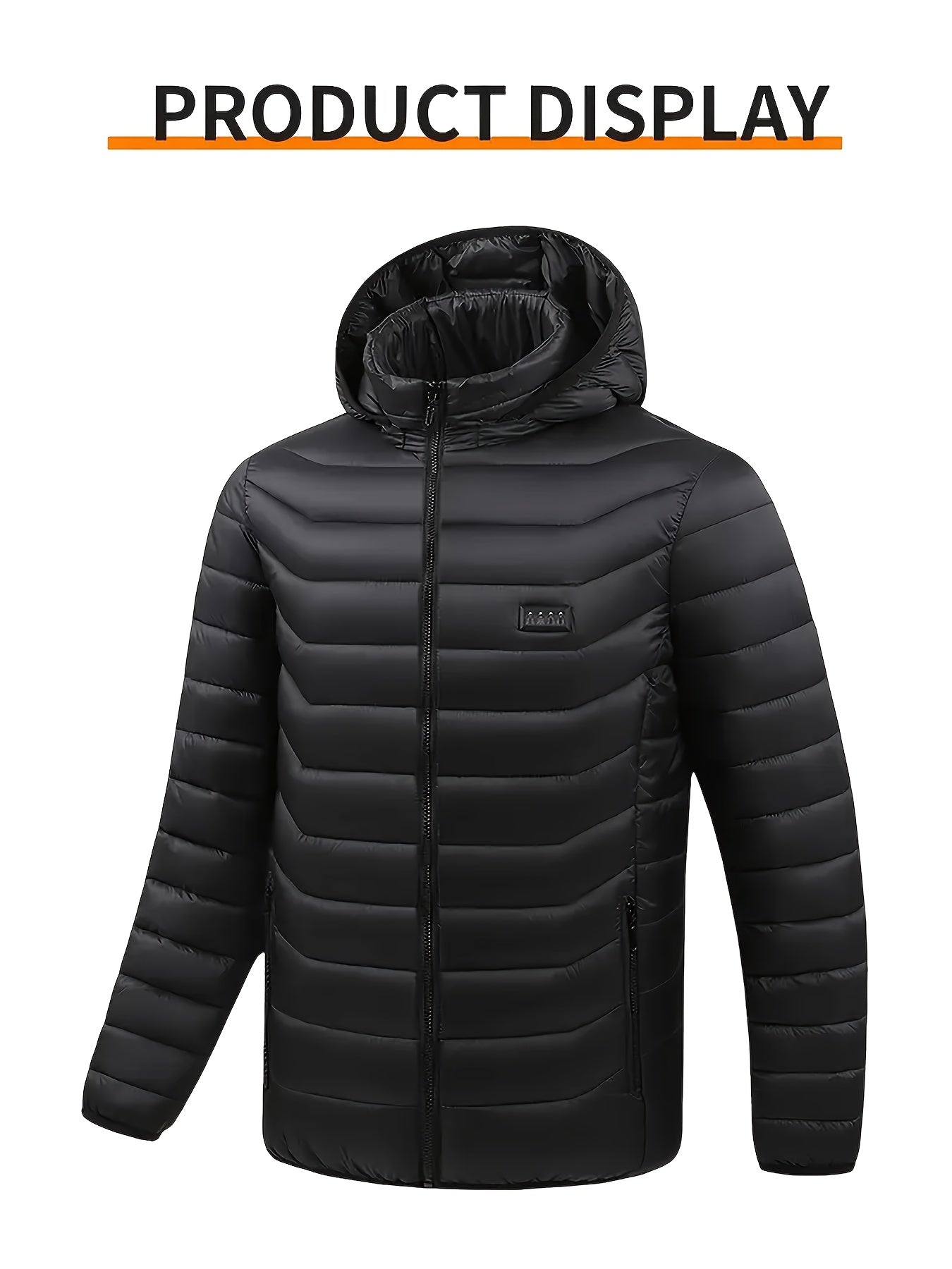 Unisex Heated Pullover Jacket – Black Colorway 17861 – view 8
