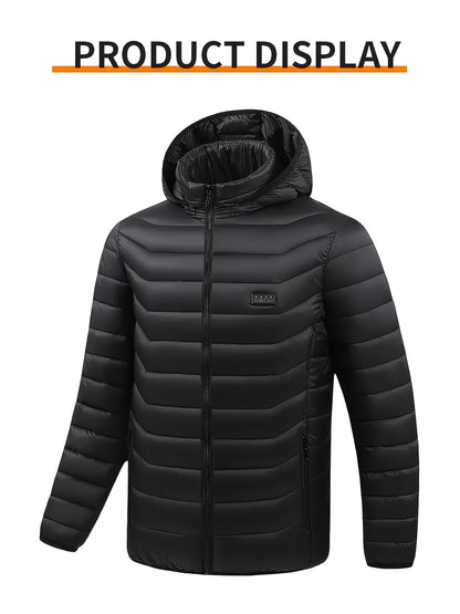 Unisex Heated Pullover Jacket – Black Colorway 17861 – view 8
